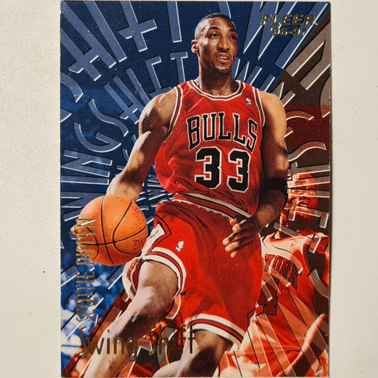 Scottie Pippen  Fleer 96-97 Swing Shift  11 of 15 NBA Basketball Chicago Bulls good sleeved