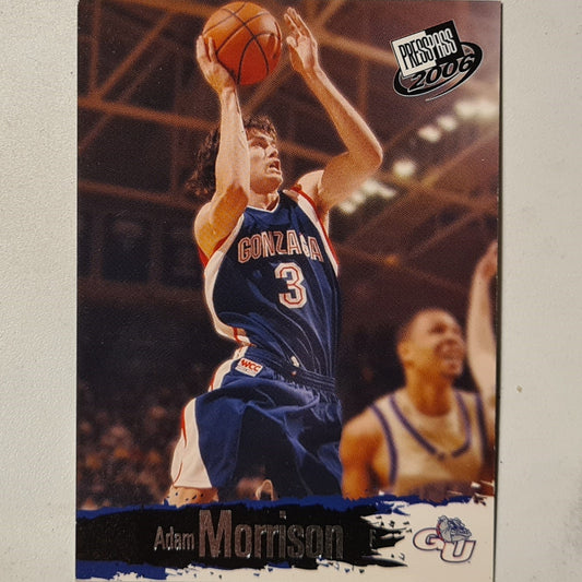 Adam Morrison 2006 Press pass #20 Basketball Gonzaga fair/good sleeved