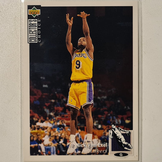 Nick Van Exel 1995 Upper-Deck collectors choice #309 NBA Basketball LA Lakers excellent