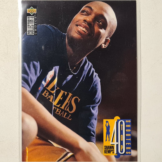 Nick Van Exel 1994 Upper-Deck top 40 Shooters #195 NBA Basketball LA Lakers excellent