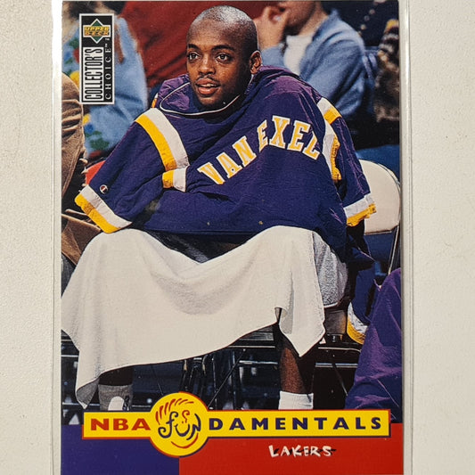 Nick Van Exel 1996 Upper-Deck Fundamentalst #178 NBA Basketball LA Lakers excellent