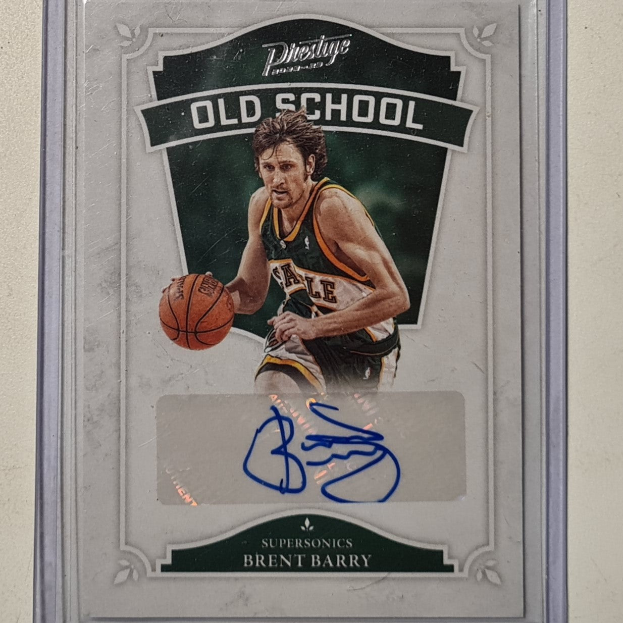 Brent Barry 2022-23 Panini Prestige Old School Auto OSA-BBS NBA Basketball Seattle Super Sonics Mint sleeved