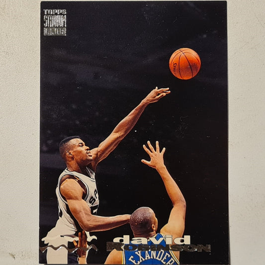 David Robinson 1994 Topps Stadium Club #328 NBA Basketball San Antonio Spurs Very good-excellent