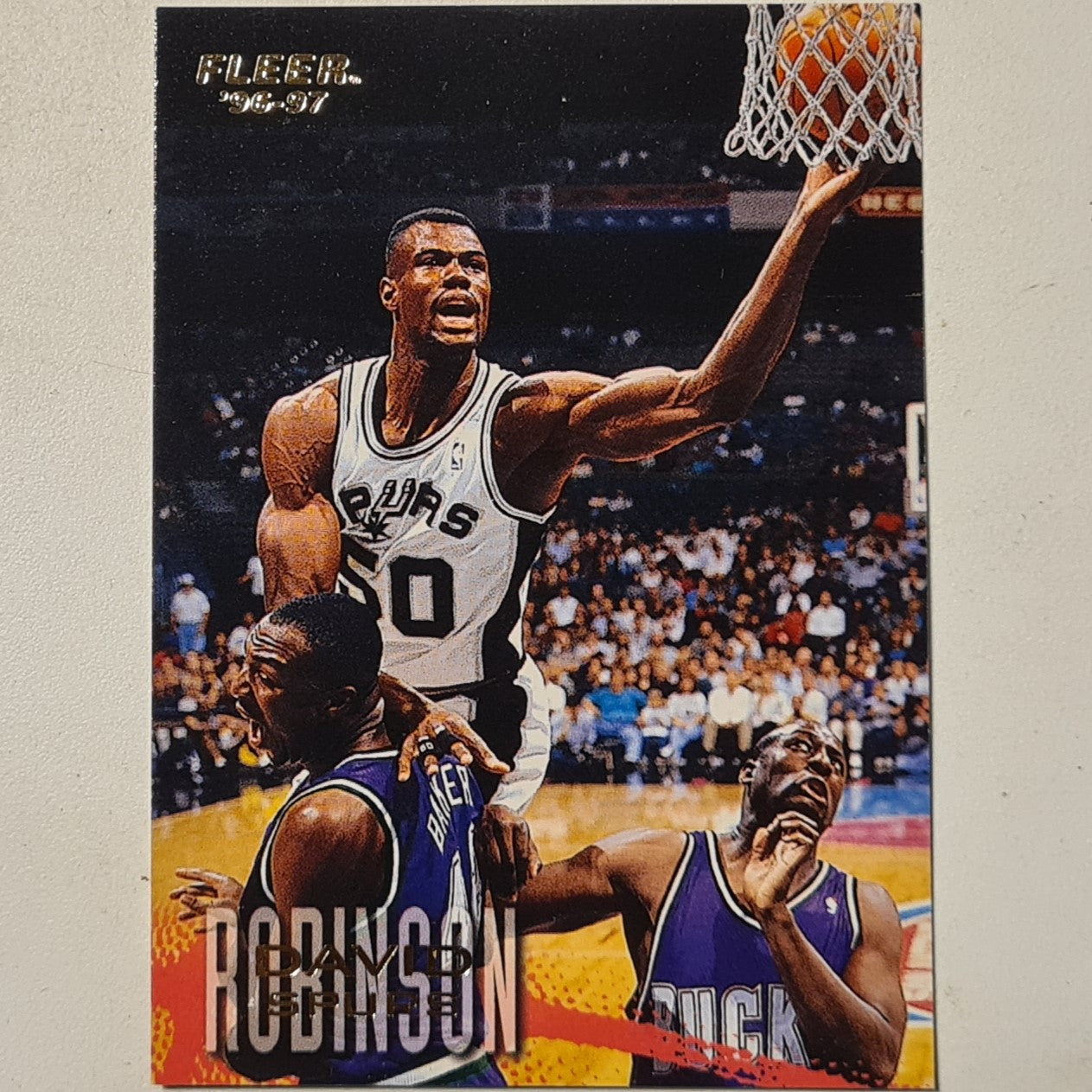 David Robinson 1996 Fleer 96-97 #100 NBA Basketball San Antonio Spurs excellent