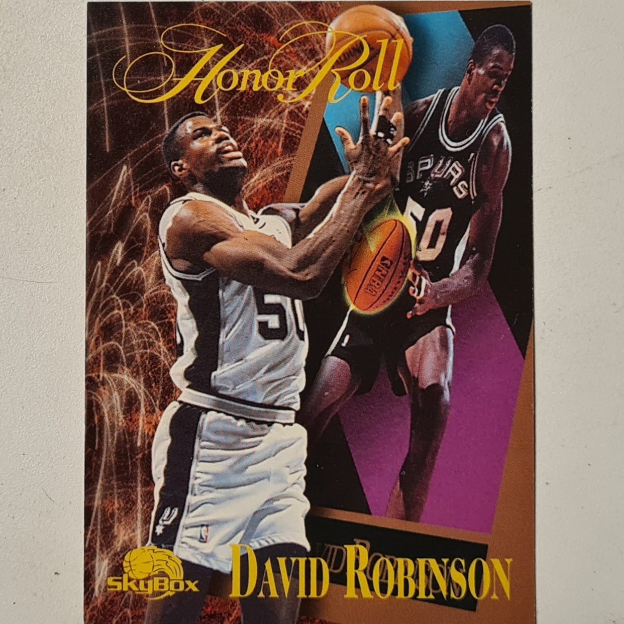 David Robinson 1996 Skybox Honor Roll #273 NBA Basketball San Antonio Spurs excellent