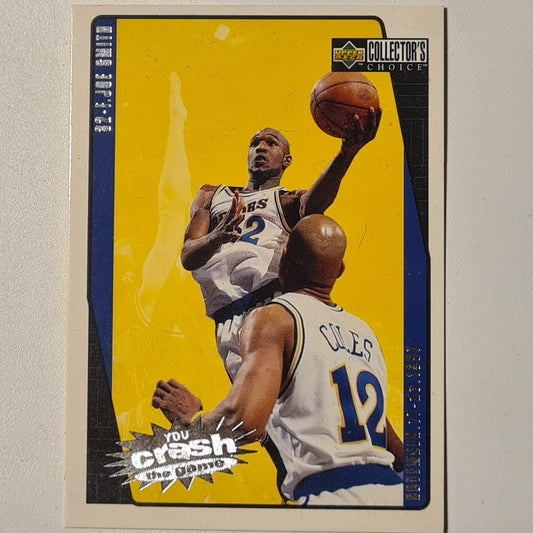 Joe Smith 1997 Upper-Deck crash the game C9 NBA Basketball Golden State Warriors Excellent