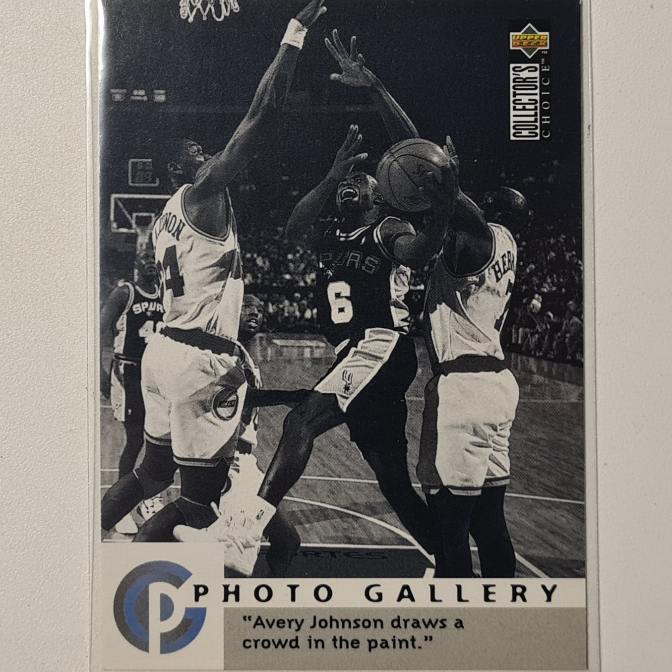 Avery Johnson 1995 Upper-Deck Photo Gallery #193 NBA Basketball San Antonio Spurs Excellent