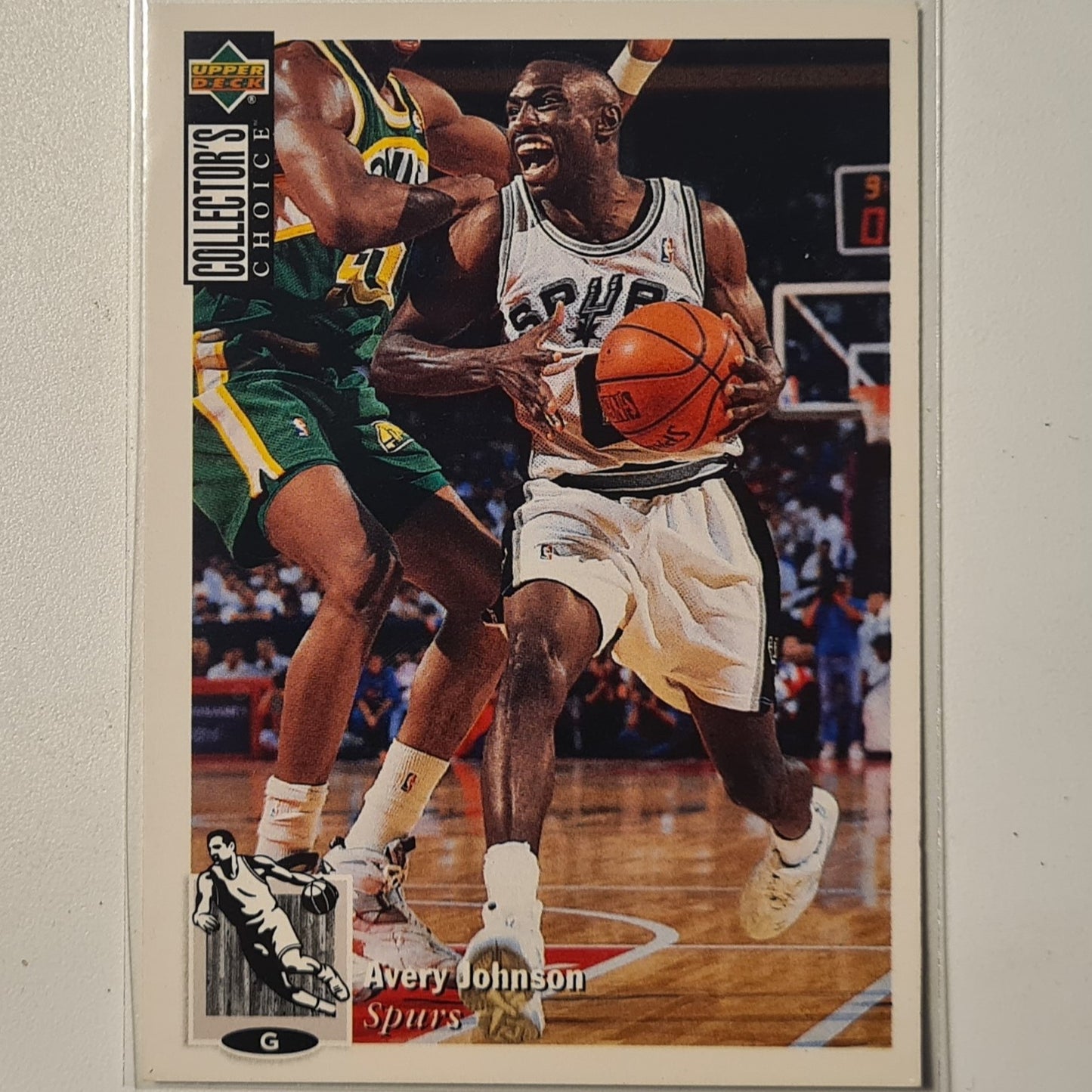 Avery Johnson 1994 Upper-Deck collectors choice #301 NBA Basketball San Antonio Spurs Excellent