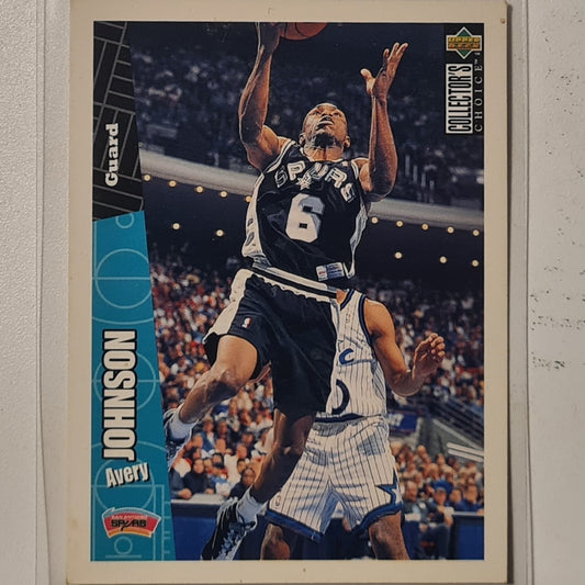 Avery Johnson 1996 Upper-Deck Hula Hoops Promo HH19/40 NBA Basketball San Antonio Spurs good