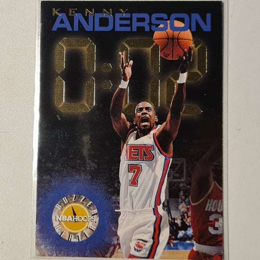 Kenny Anderson 1995 Skybox NBA Hoops Buzzer Beater #218 NBA Basketball New Jersey Nets Excellent