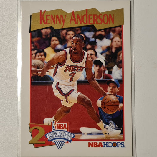 Kenny Anderson 1991 Skybox NBA Hoops 2 Draft Rookie RC #547 NBA Basketball New Jersey Nets Excellent