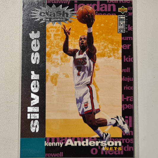 Kenny Anderson 1995 Upper-Deck Crash the game silver set C2 NBA Basketball New Jersey Nets Excellent