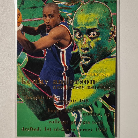 Kenny Anderson 1995 Fleer 95-96 #112 NBA Basketball New Jersey Nets Excellent