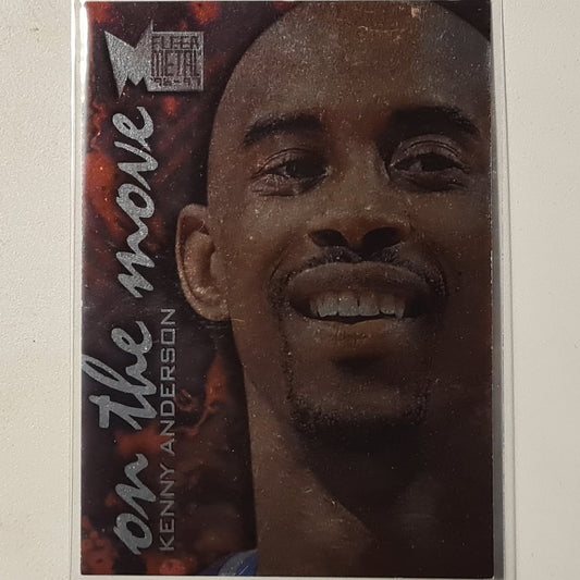 Kenny Anderson 1996  Fleer Metal 96-97 on the move #109 NBA Basketball New Jersey Nets Excellent