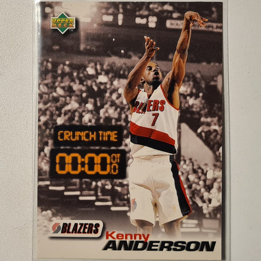 Kenny Anderson 1997 Upper-Deck Crunch time CT01/40  NBA Basketball Portland Trailblazers Excellent