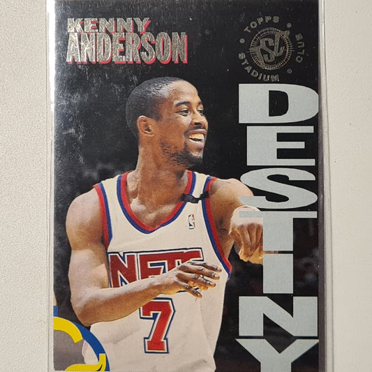 Kenny Anderson 1994 Topps stadium club Destiny 1B NBA Basketball New Jersey Nets Excellent