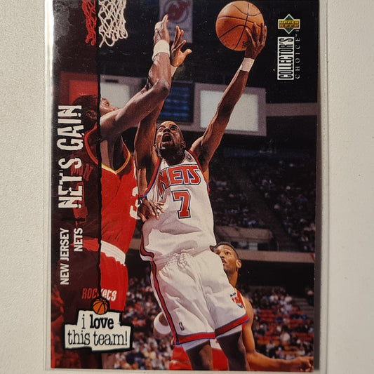 Kenny Anderson 1995 Upper-deck i love this team #172 NBA Basketball New Jersey Nets Excellent