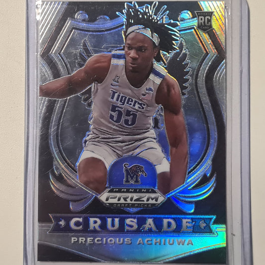 Precious Achiuwa 2020 Panini Prizm Draft picks Refractor #88 Memphis Tigers mint sleeved