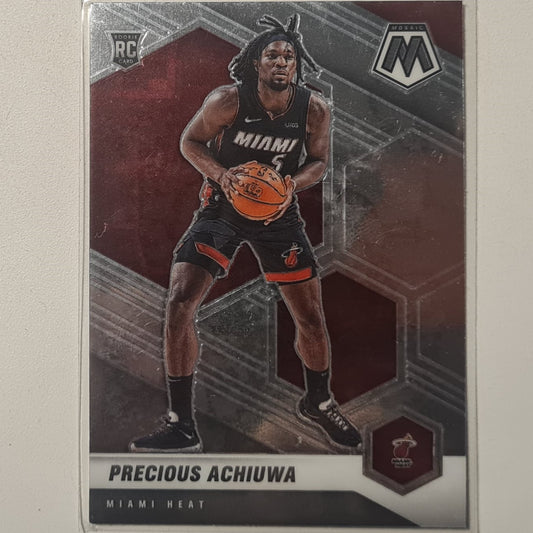 Precious Achiuwa 2020-21 Panini Mosaic Rookie RC #215 NBA Basketball Miami Heat Excellent/mint sleeved