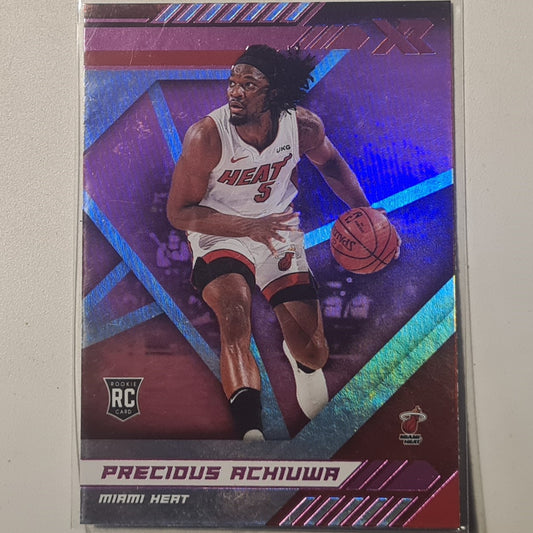 Precious Achiuwa 2020-21 Panini Chronicles XR pink Rookie RC #293 NBA Basketball Miami Heat Excellent/mint sleeved