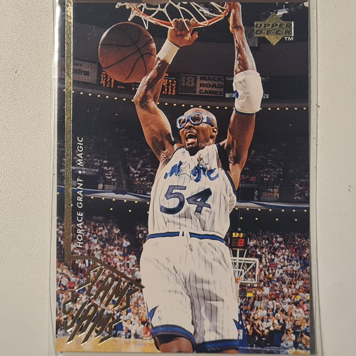 Horace Grant 1995 Upper-Deck Slams & Jams  #347 NBA Basketball Orlando Magic Stunning sleeved