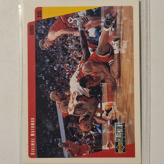 Dikembe Mutombo 1997 Upper-Deck collectors Choice ##2 NBA Basketball Atlanta Hawks good sleeved