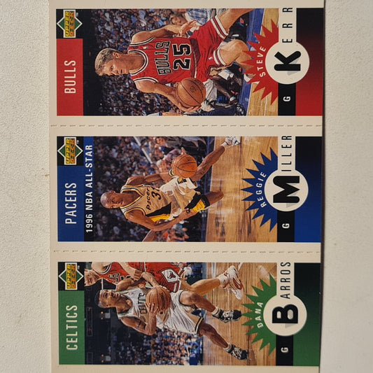 Steve Kerr Reggie Miller 1996 Upper-Deck Mini's #M102 NBA Basketball Chicago Bulls good sleeved
