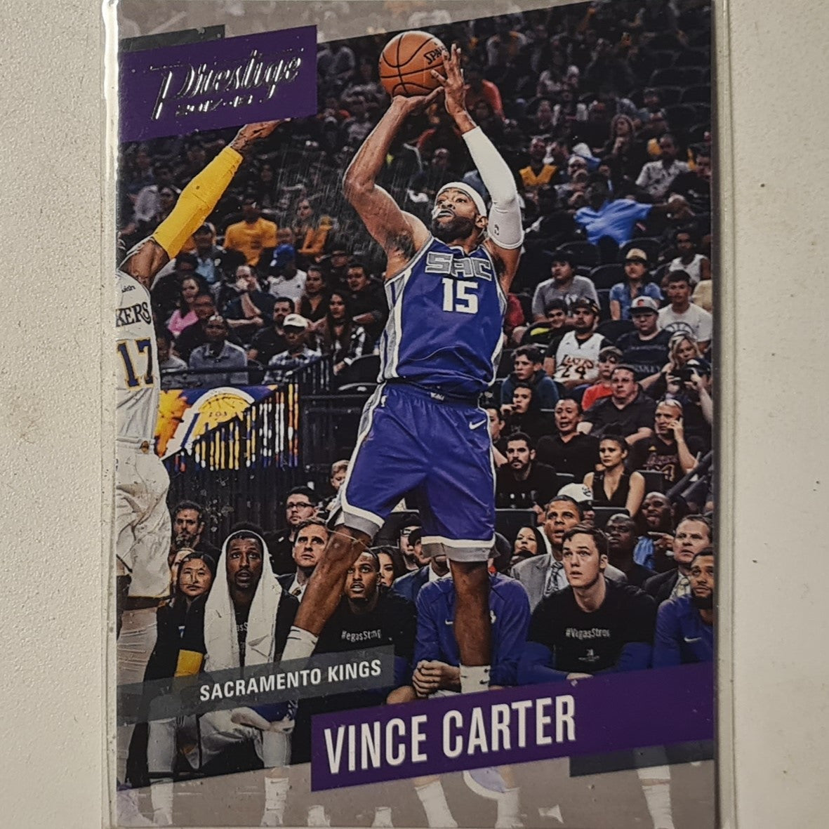 Vince Carter 2017-18 Panini Prestige  #58 NBA Basketball Sacramento Kings excellent sleeved