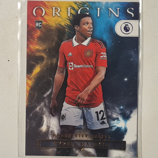 Tyrell Malacia 2022-23 Panini Origins Rookie RC #95 Soccer Football Manchester United excellent +