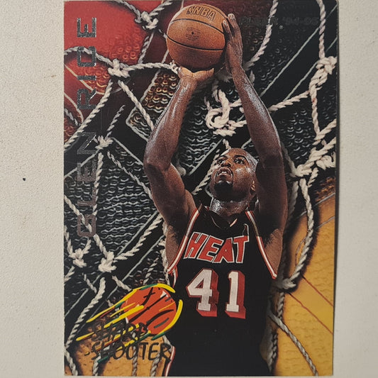 Glen Rice 1995 Fleer 94-95 sharp Shooter insert 7 of 10 NBA Basketball Miami Heat good sleeved