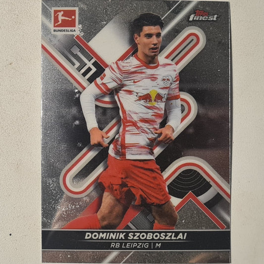 Dominik Szoboszlai  2022 Topps Finest Bundesliga #94 Soccer Football RB Leipzig Excellent sleeved