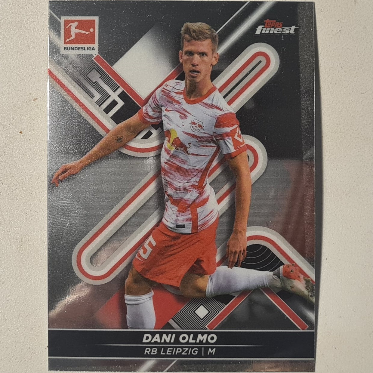 Dani Olmo 2022 Topps Finest Bundesliga #93 Soccer Football RB Leipzig Excellent sleeved