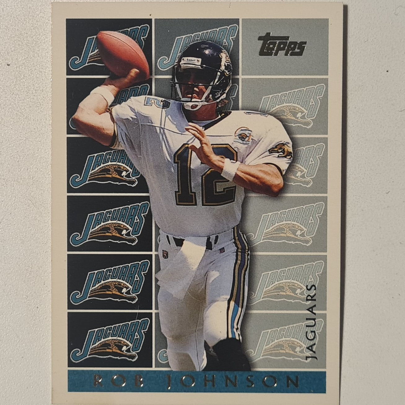 Rob Johnson 1994 Topps Rookie RC #459 NFL American Football Jacksonville Jaguars good + sleeved