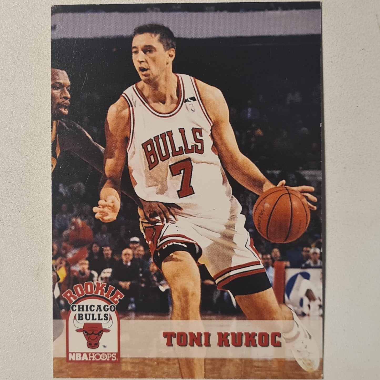 Toni Kukoc 1994 Skybox NBA Hoops Rookie RC #313 NBA Basketball Chicago Bulls good Sleeved