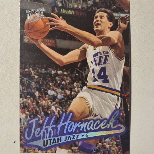 Jeff Hornacek 1996  Fleer Ultra 96-97 #111 NBA Basketball Utah Jazz very good Sleeved