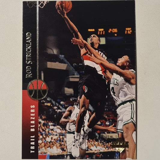 Rod Strickland 1995 Upper-Deck #266 NBA Basketball Portland Trail blazers Excellent sleeved