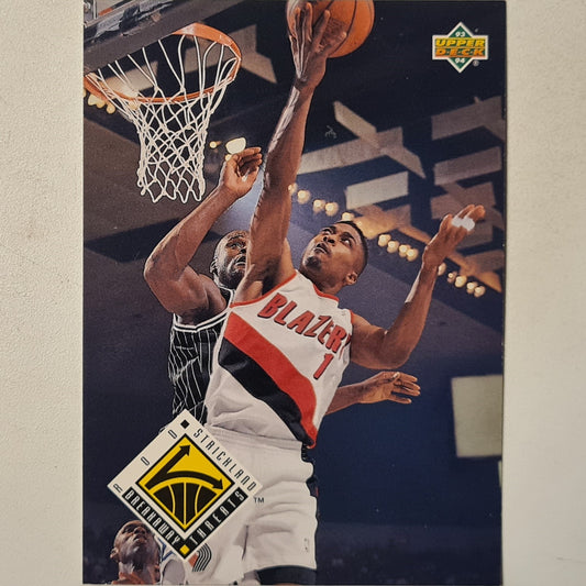 Rod Strickland 1993 Upper-Deck Breakaway threats #455 NBA Basketball Portland Trail blazers Excellent sleeved