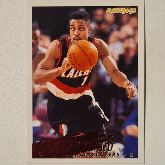 Rod Strickland 1995 Fleer 94-95 #195 NBA Basketball Portland Trail blazers Excellent sleeved