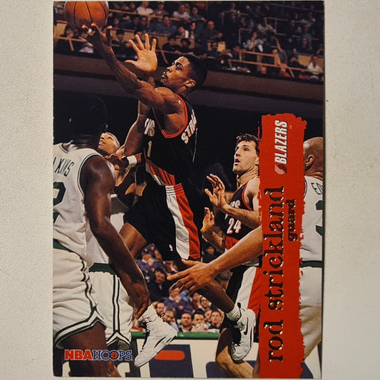 Rod Strickland 1995 Skybox  NBA Hoops #136 NBA Basketball Portland Trail blazers very good sleeved