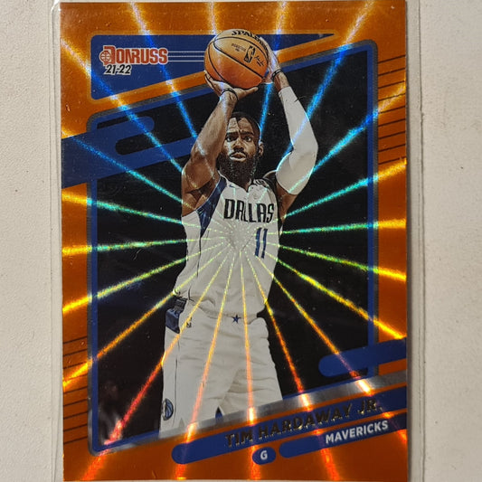 Tim Hardaway Jr 2021-22 Panini Donruss orange laser #183 NBA Basketball Dallas Mavericks Excellent sealed