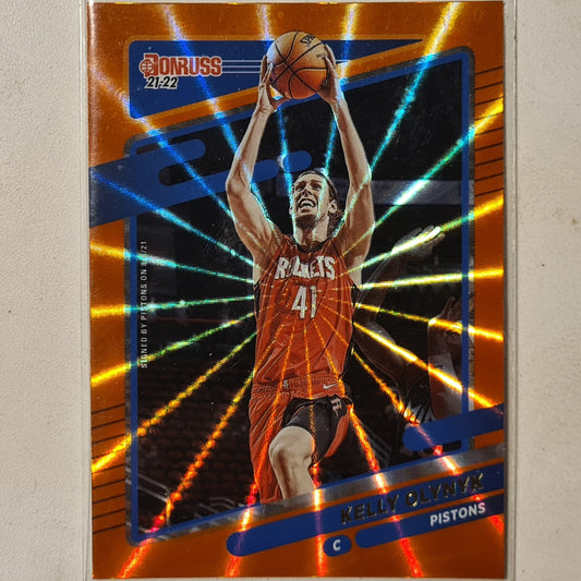 Kelly Olynyk 2021-22 Panini Donruss orange laser #122 NBA Basketball Detroit Pistons Excellent sealed
