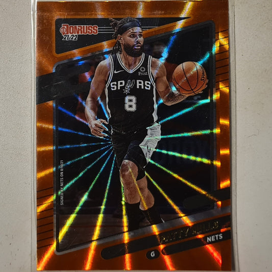 Patty Mills 2021-22 Panini Donruss orange laser #49 NBA Basketball San Antonio Spurs Excellent sealed