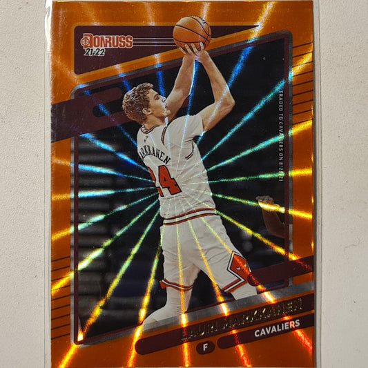 Lauri Markkanen 2021-22 Panini Donruss orange laser #149 NBA Basketball Cleveland Cavaliers Excellent sealed