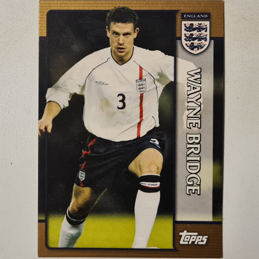 Wayne Bridge Topps England national team #29 Soccer Football England good sleeved