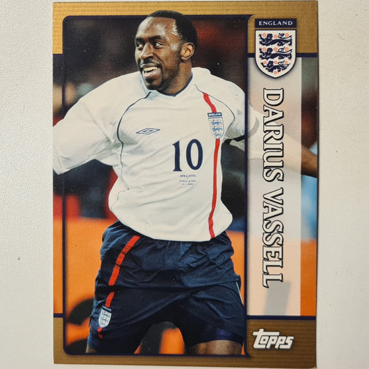 Darius Vassell 2002 Topps England national team #31 Soccer Football England good sleeved