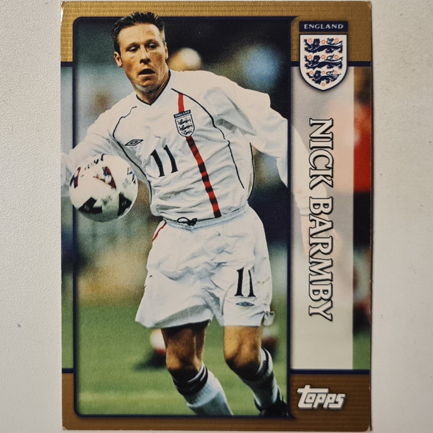 Nick Barmby 2002 Topps England national team #20 Soccer Football England good sleeved