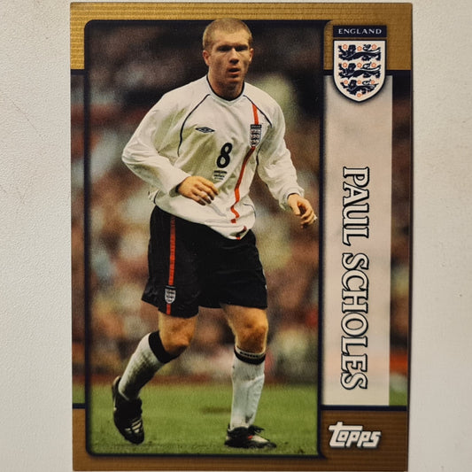 Paul Scholes 2002 Topps England national team #6 Soccer Football England good sleeved