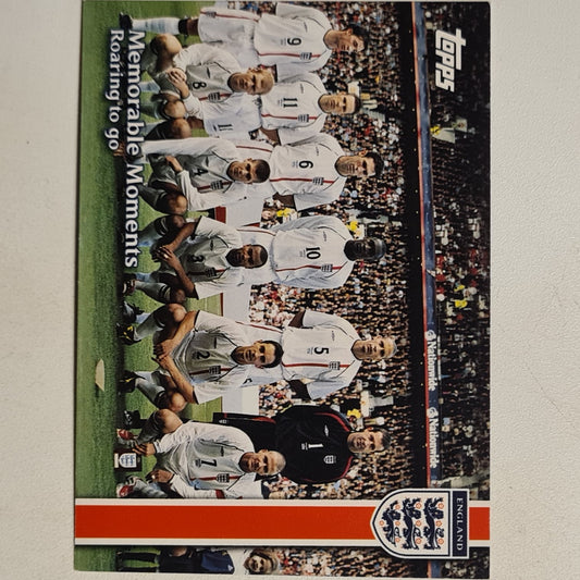 David Beckham squad Greece 2002 Topps England national team #39 Soccer Football England good sleeved