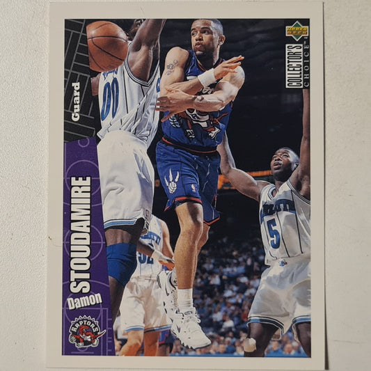 Damon Stoudamire 1996 Upper-Deck Hula Hoops promo HH20/40 NBA Basketball Toronto Raptors Excellent sleeved