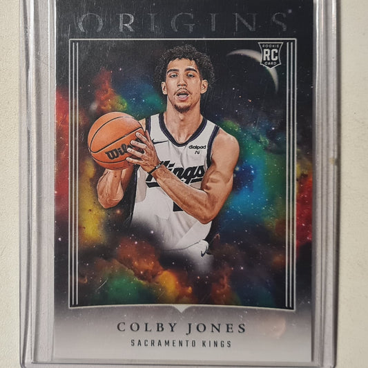 Colby Jones 2023-24 Panini Origins Rookie RC #51 NBA Basketball Sacramento Kings Excellent sleeved